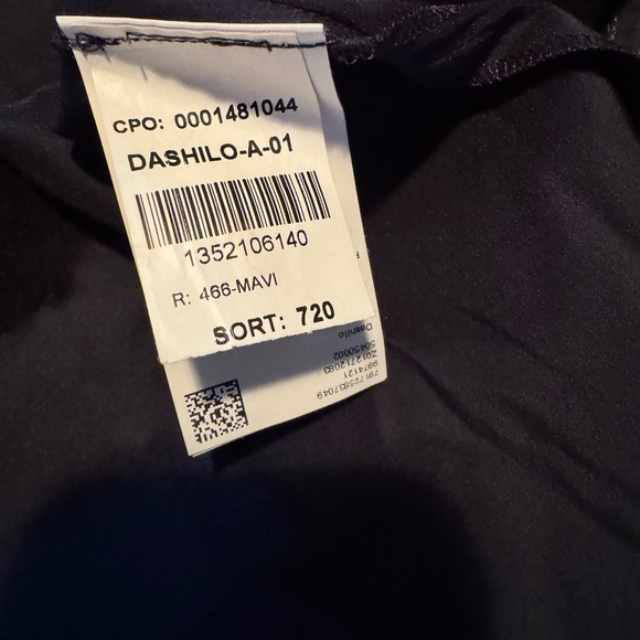 BOSS Hugo Boss Dashilo Navy shirt dress - Picture 5 of 6